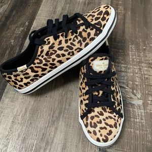 Keds x Kate Spade Genuine Calf Hair Cheetah Sneake